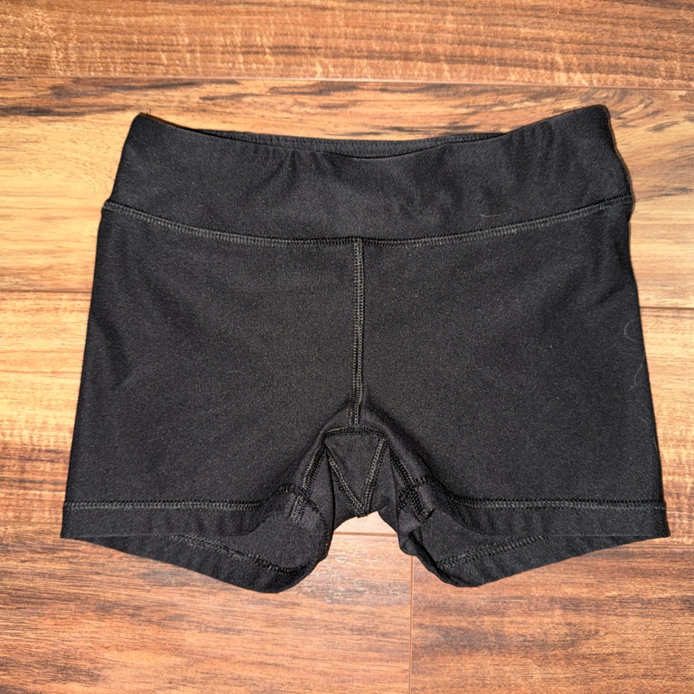 Kids Black Bike Shorts By Reflex